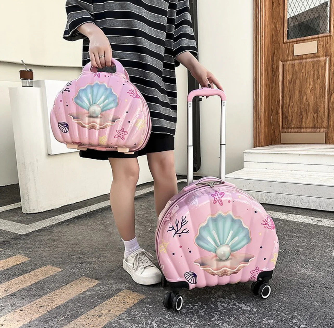 Sea Shell Luggage Set (12Hs-69)