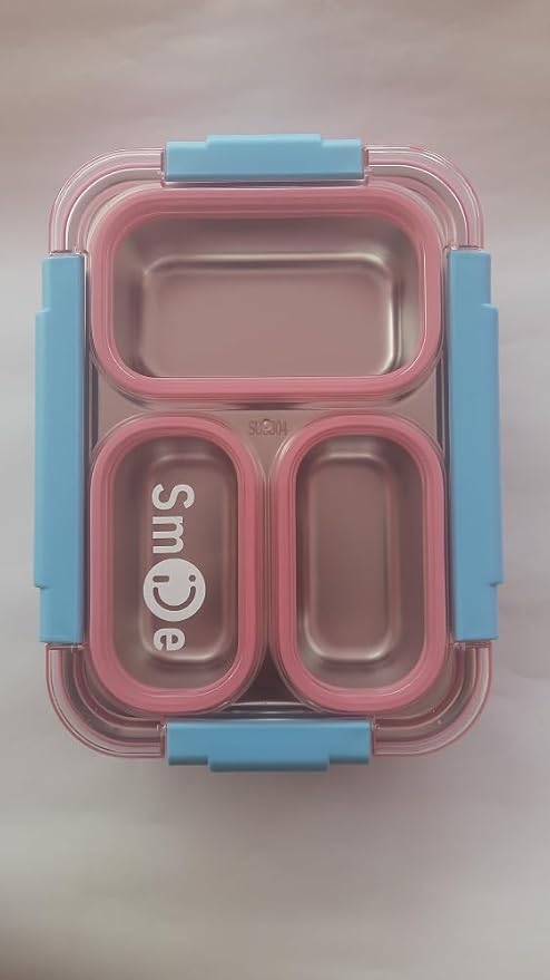 Smile Stainless Steel Lunchbox ( Ru 2559 6L8 Item No.: 710Ml)
