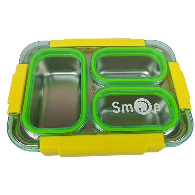 Smile Stainless Steel Lunchbox ( Ru 2559 6L8 Item No.: 710Ml)