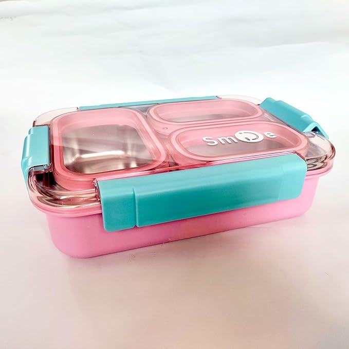 Smile Stainless Steel Lunchbox ( Ru 2559 6L8 Item No.: 710Ml)