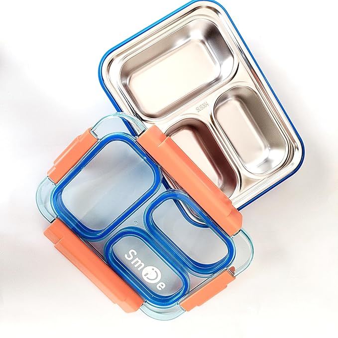 Smile Stainless Steel Lunchbox ( Ru 2559 6L8 Item No.: 710Ml)