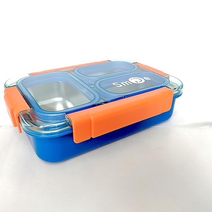 Smile Stainless Steel Lunchbox ( Ru 2559 6L8 Item No.: 710Ml)