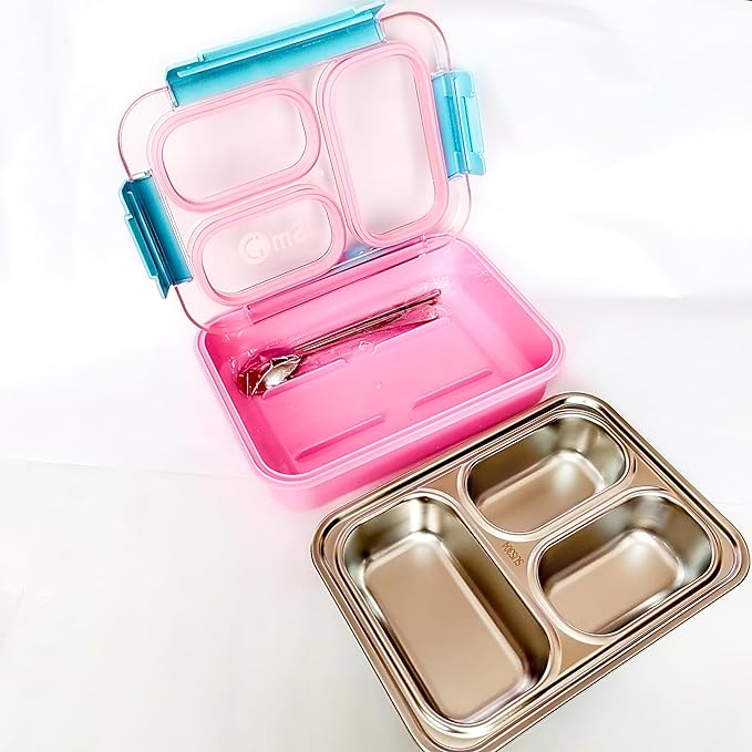 Smile Stainless Steel Lunchbox ( Ru 2559 6L8 Item No.: 710Ml)