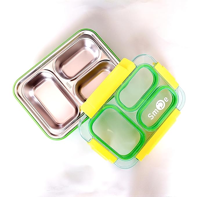 Smile Stainless Steel Lunchbox ( Ru 2559 6L8 Item No.: 710Ml)
