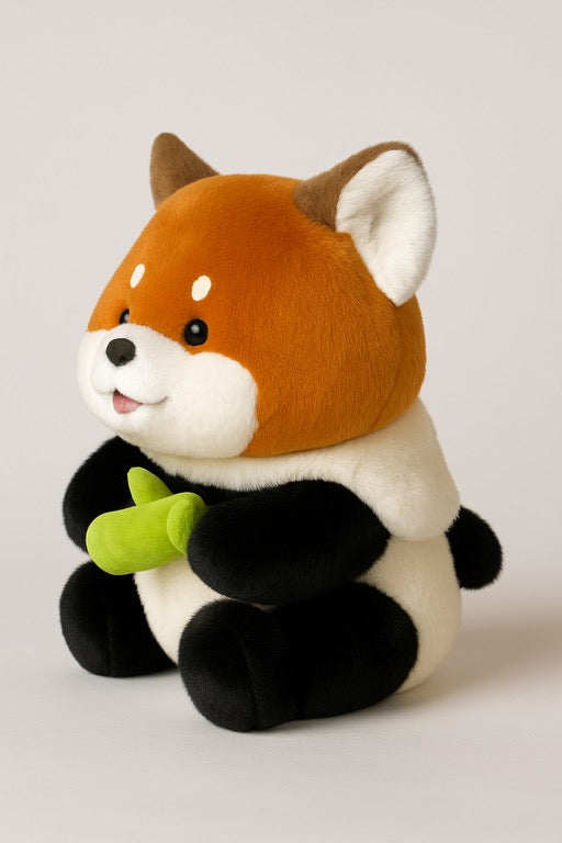 Snugtail - Bao The Red Panda In Panda Hoodie