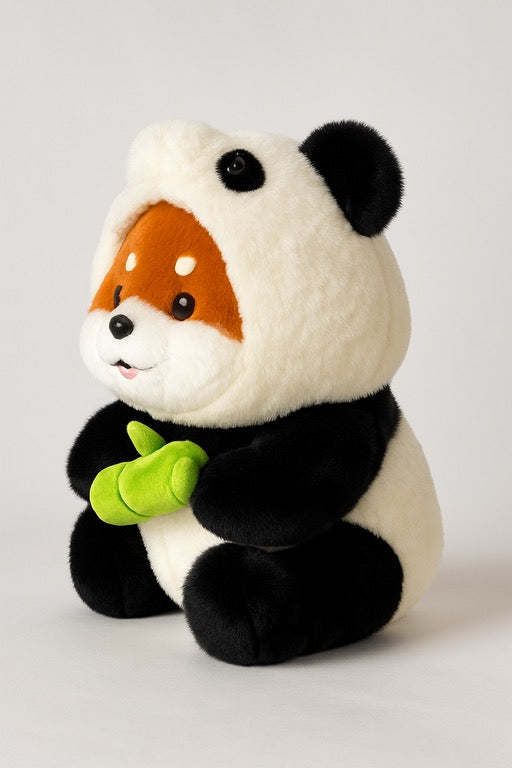 Snugtail - Bao The Red Panda In Panda Hoodie
