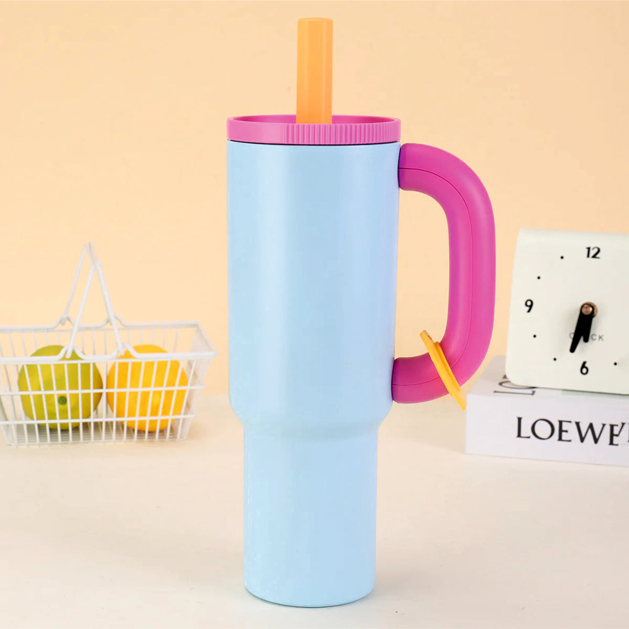 Plane Tumbler Bottle – Stainless Steel Insulated Water Bottle With Straw & Handle