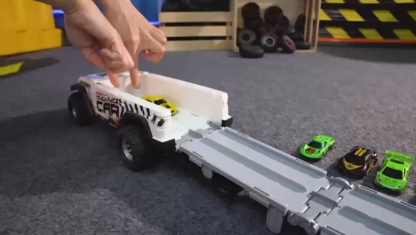 Street Convoy- Car Track And Truck 2-In-1