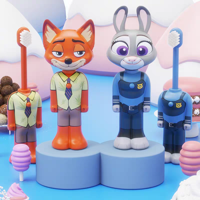 Portable Cartoon Toothbrush Holder Toy for Kids | Hygienic Travel Brush Case