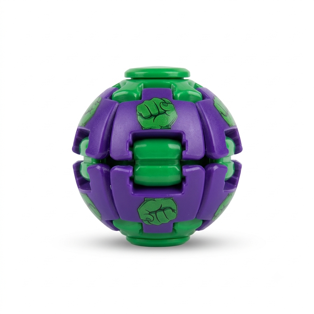 Superhero Fidget Spinner Ball, Batman, Superman, Hulk & Iron Man Twist Fidget Toy