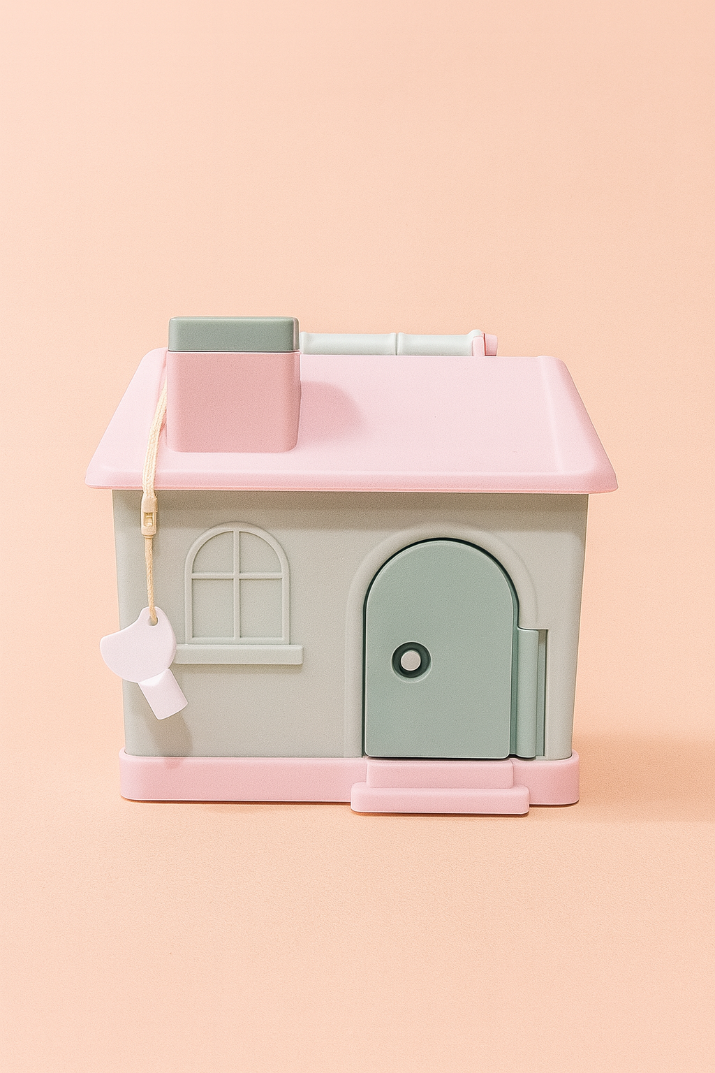 House Shape Money Bank for Kids | Cute Home Design Coin Box with Handle | Durable Plastic Piggy Bank | Ideal Savings Bank for Boys & Girls | Perfect Birthday Gift & Room Décor