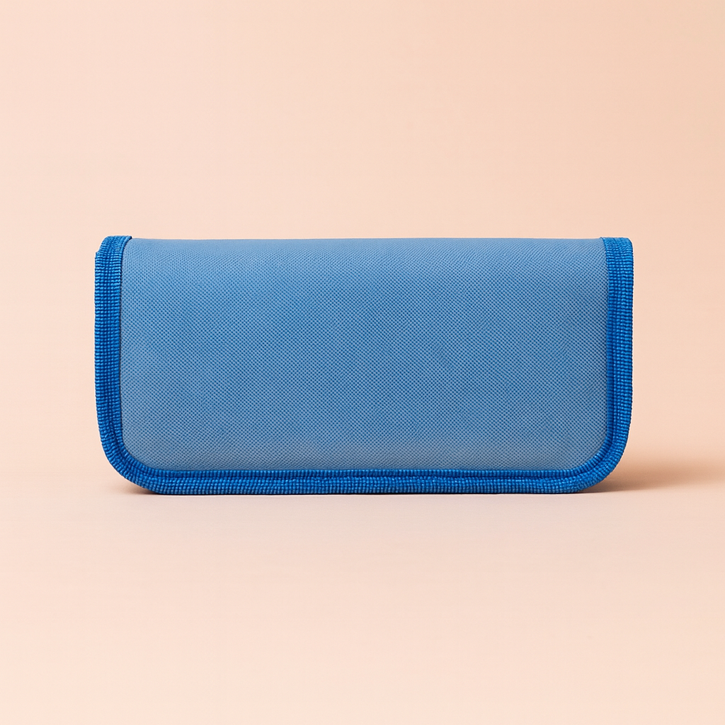 Labubu Friends Pencil Pouch – Aesthetic Blue Case for School and Office
