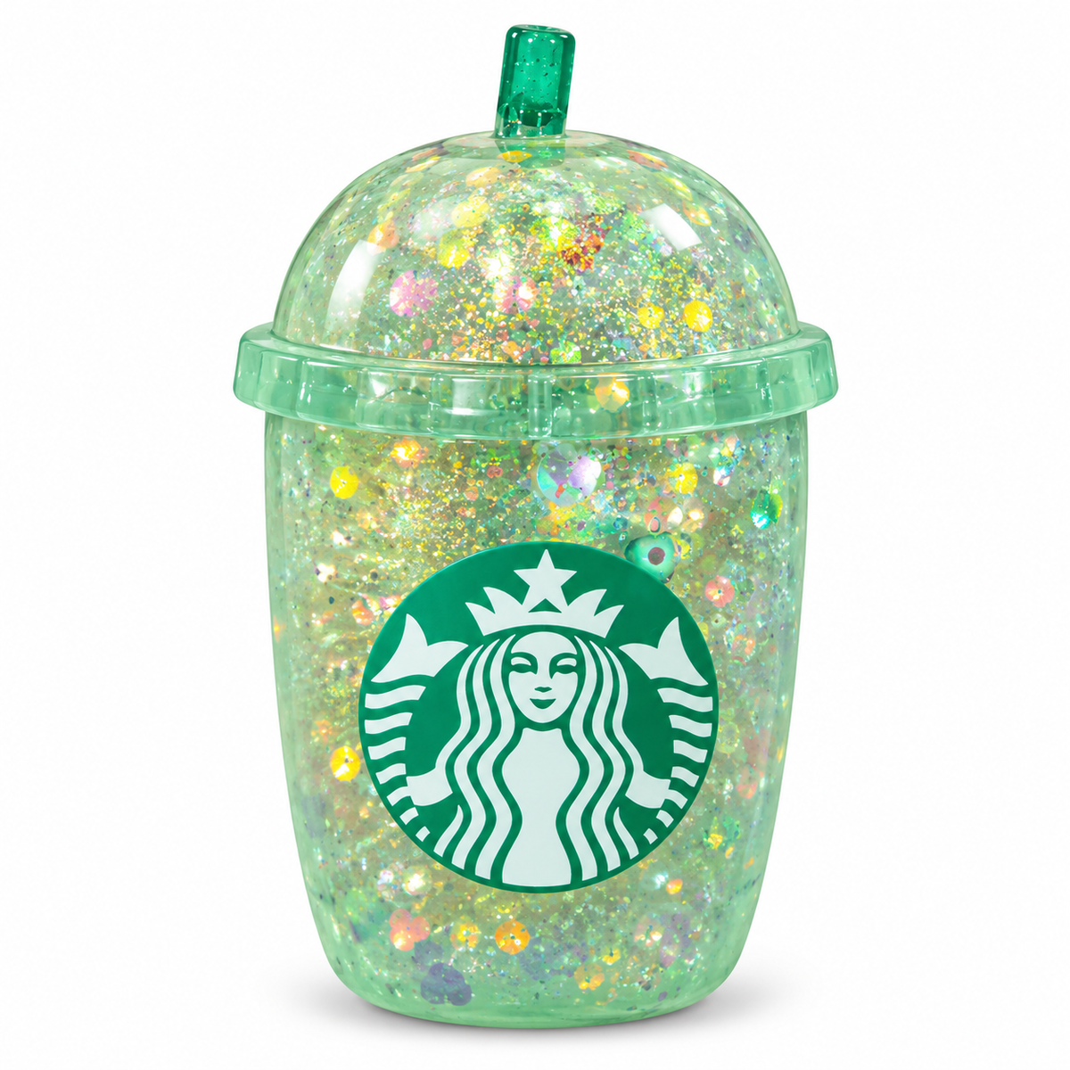 Starbucks Glitter Frappe Cup Squishy Toy, Liquid Glitter Sensory Fidget in 4 Colours