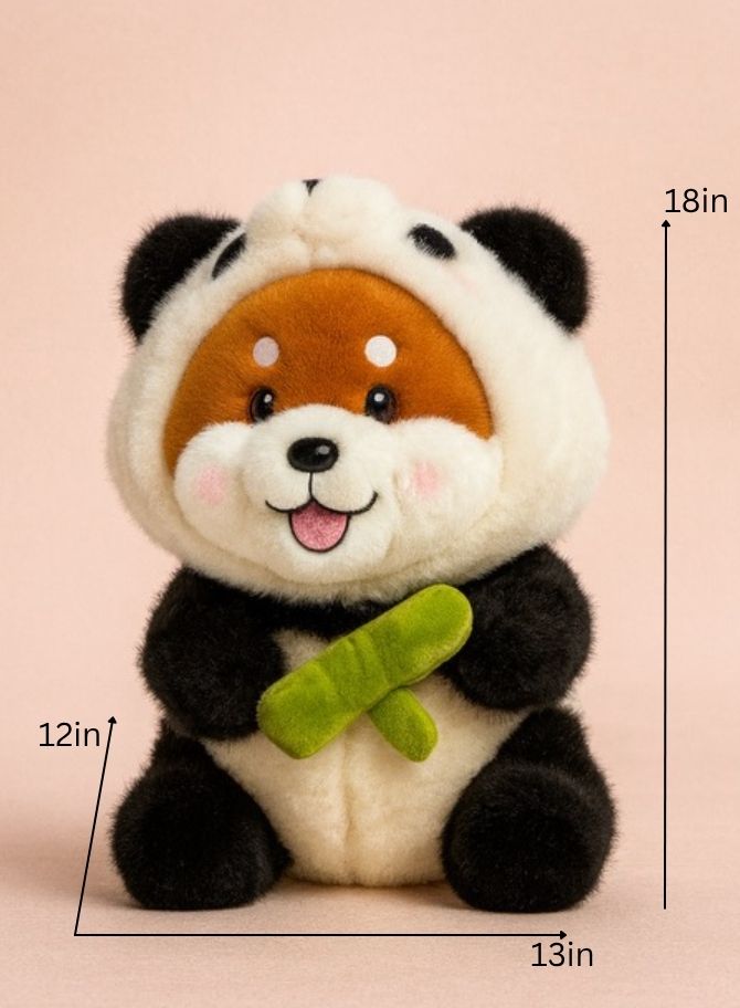 Snugtail - Bao The Red Panda In Panda Hoodie