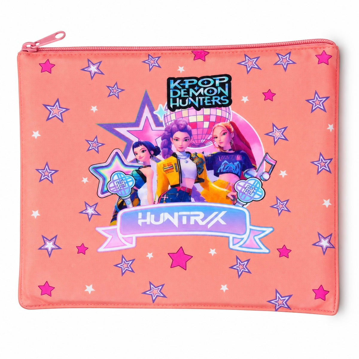 Zipper Pouch for Kids, Printed Pencil Pouch, Multipurpose Stationery, Makeup & Travel Organiser Bag, Slim School Pouch, Return Gift for Boys & Girls, Teens & Adults (Assorted Designs)