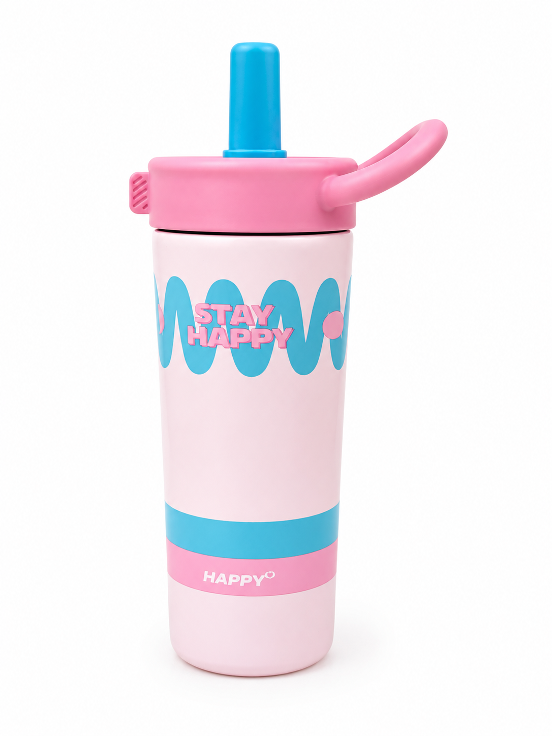 750ml Stainless Steel Tumbler with Straw & Handle | Leakproof Travel Sipper Bottle