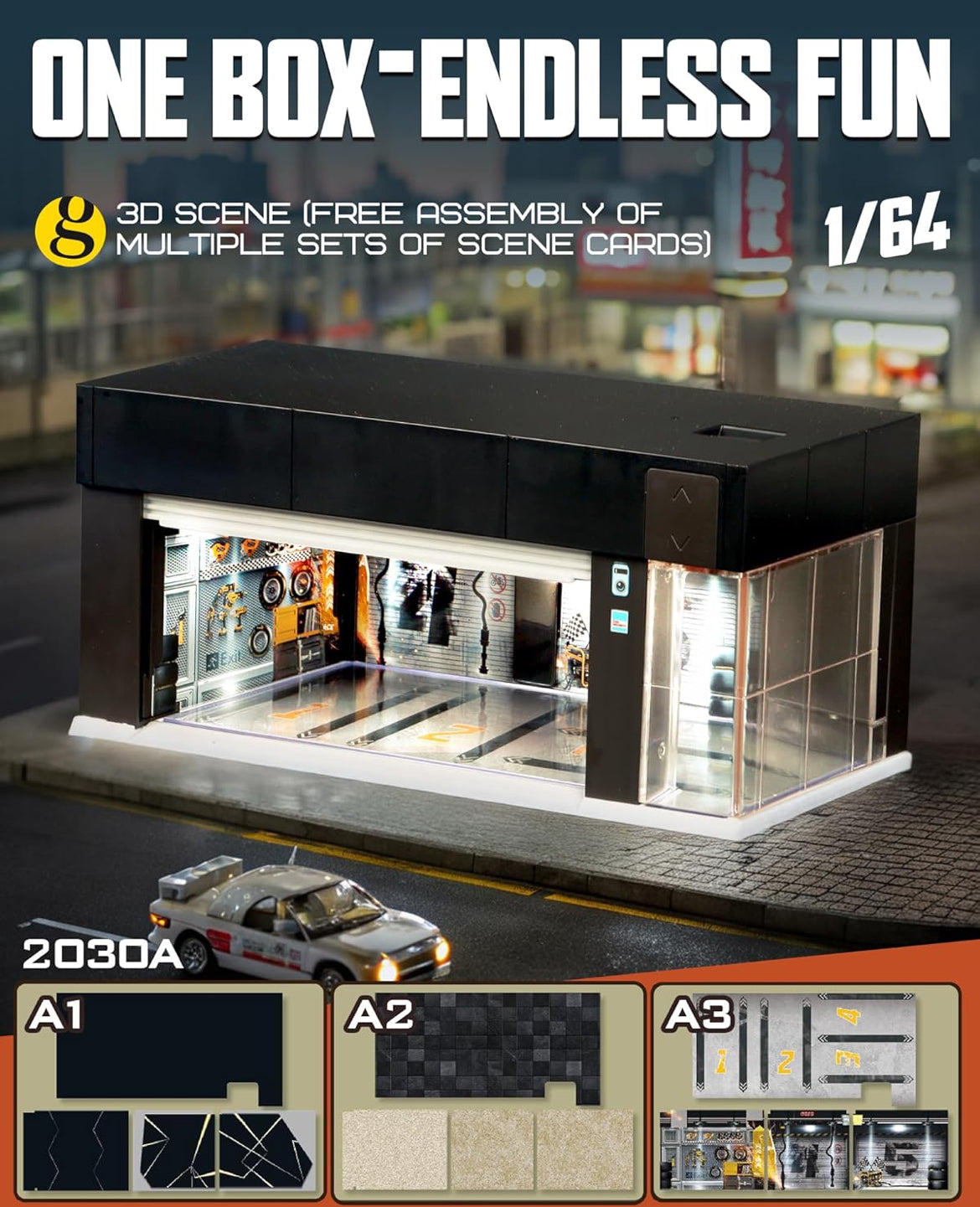 1/64 garage model