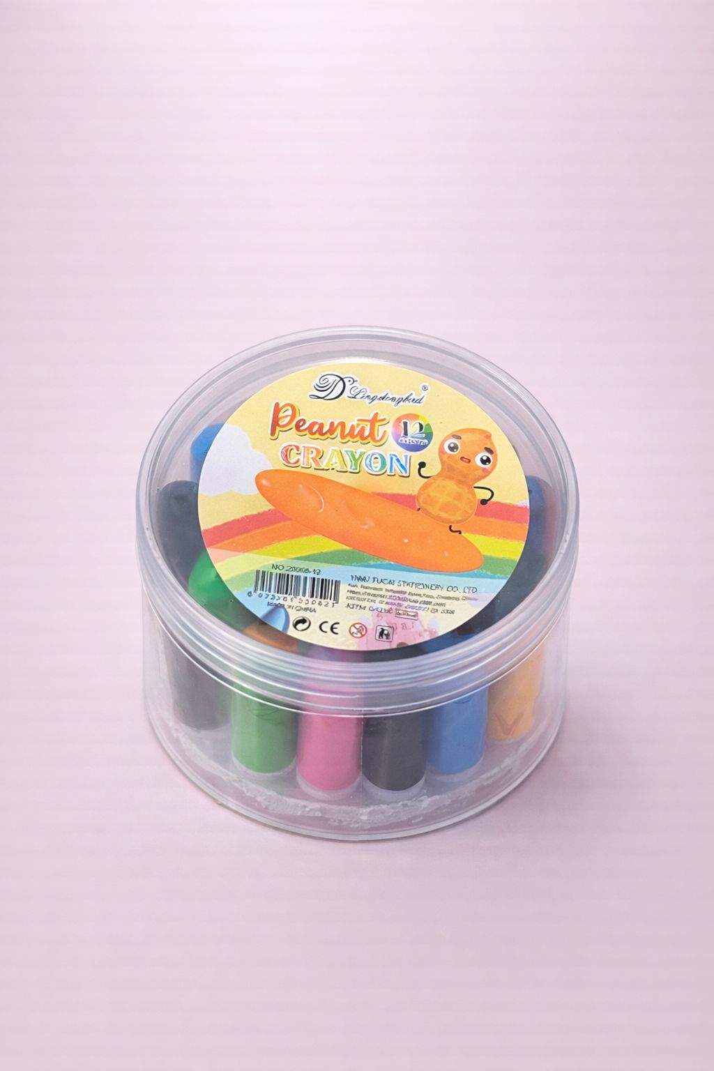 Peanut Shape Crayons Set for Kids | Multicolor Crayons in Reusable Storage Box
