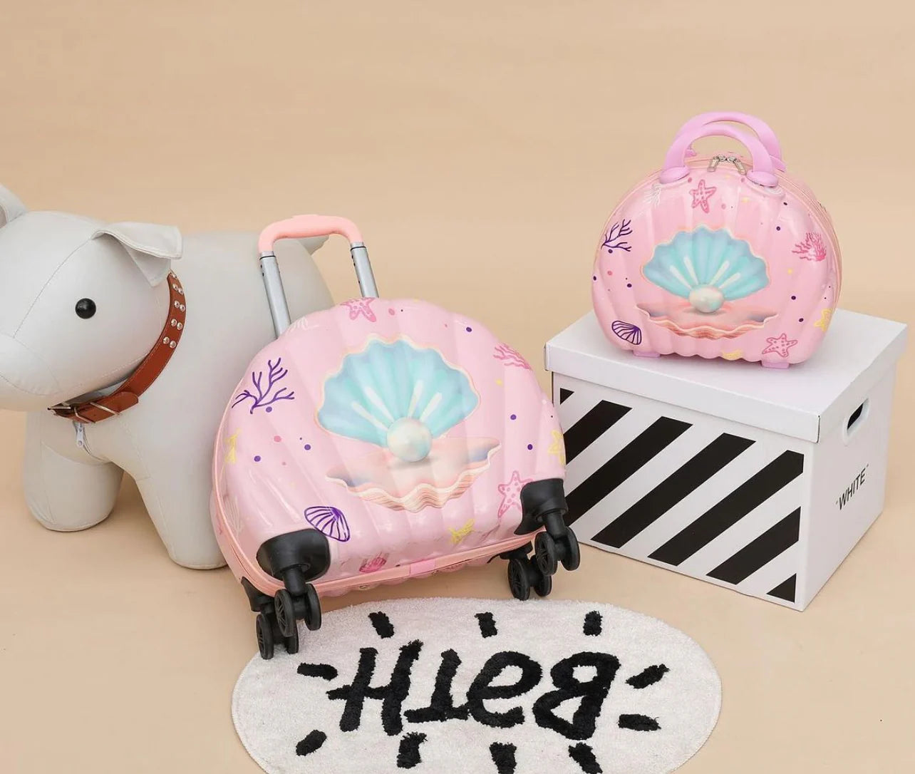 Sea Shell Luggage Set (12Hs-69)