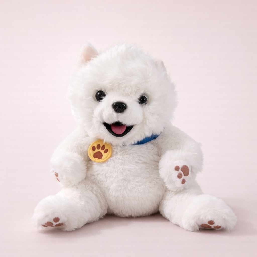 FurReal Husky Pup Interactive Plush Toy bag – Press Paw to Activate Sounds, Soft Stuffed Animal for Kids Ages 3+, Grey & White