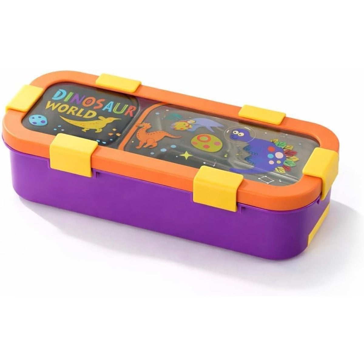 Purple dinosaur kids tiffin box 600ml