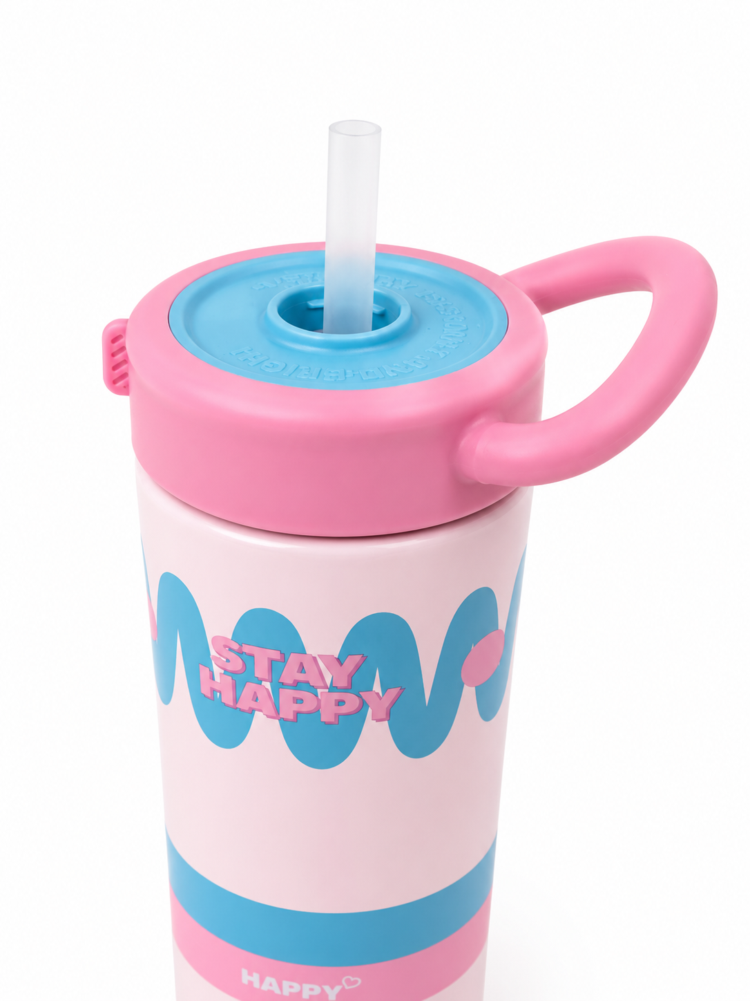 750ml Stainless Steel Tumbler with Straw & Handle | Leakproof Travel Sipper Bottle