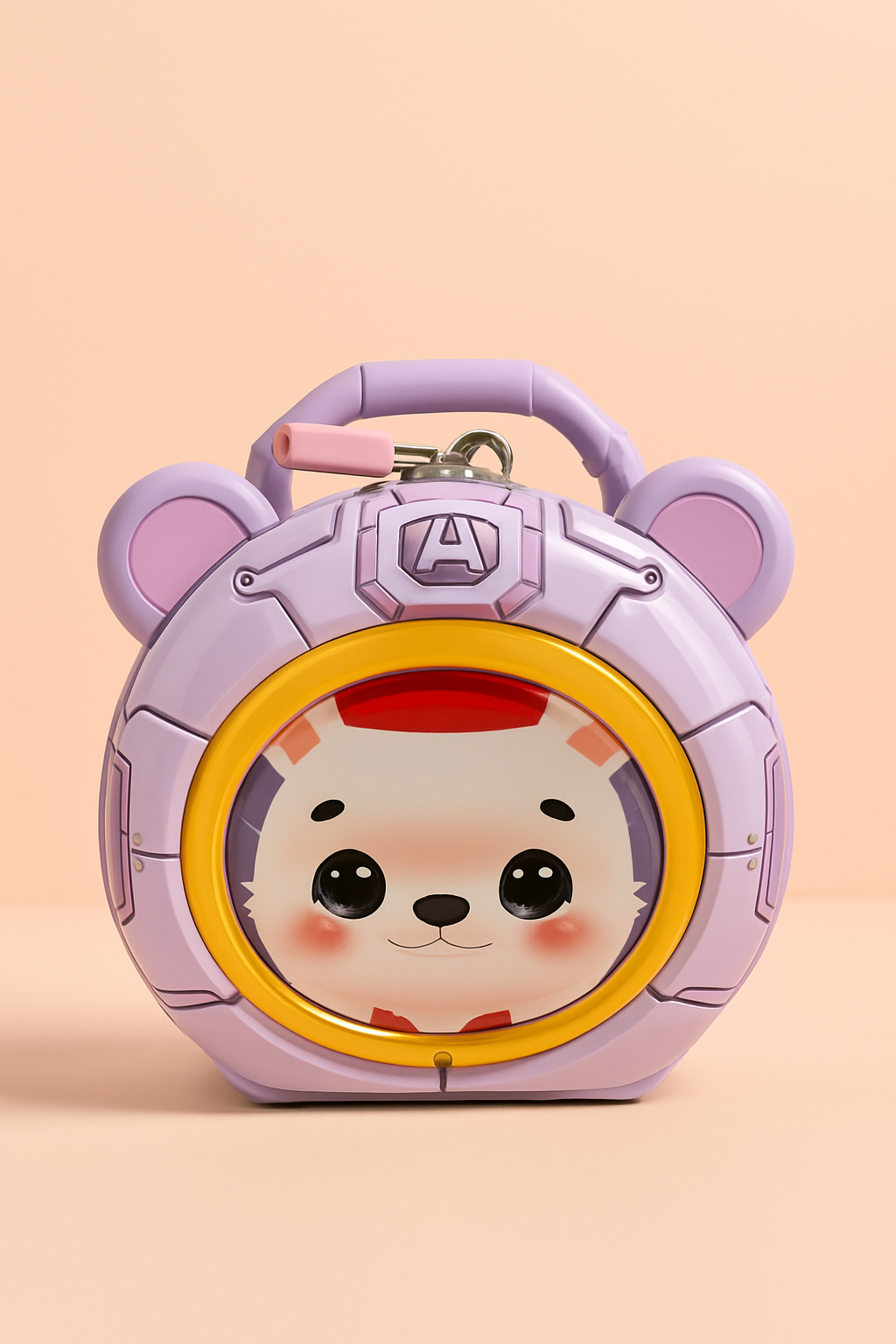 CosmoCub Galaxy Bear Money Bank – Lock & Key Space-Themed Coin Saver for Kids | Cute Astronaut Piggy Bank