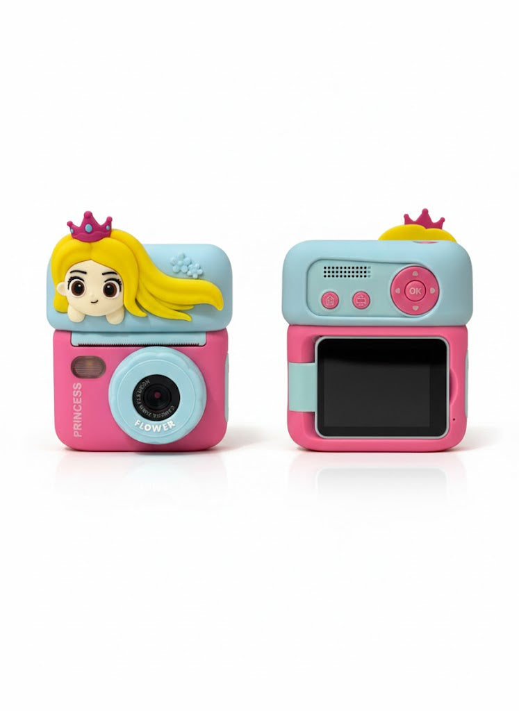 Instant Print Camera for Kids with Video – Flip Screen Digital Camera