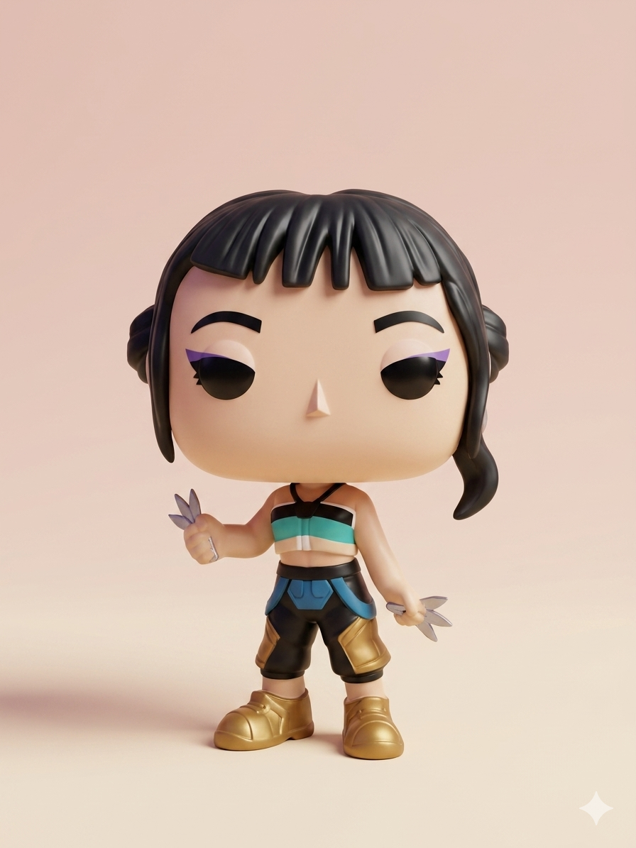 Korean Fantasy Dark Hunter Chibi Figurine — Anime Style Collectible Figure for Kids & Teens | Multiple Designs