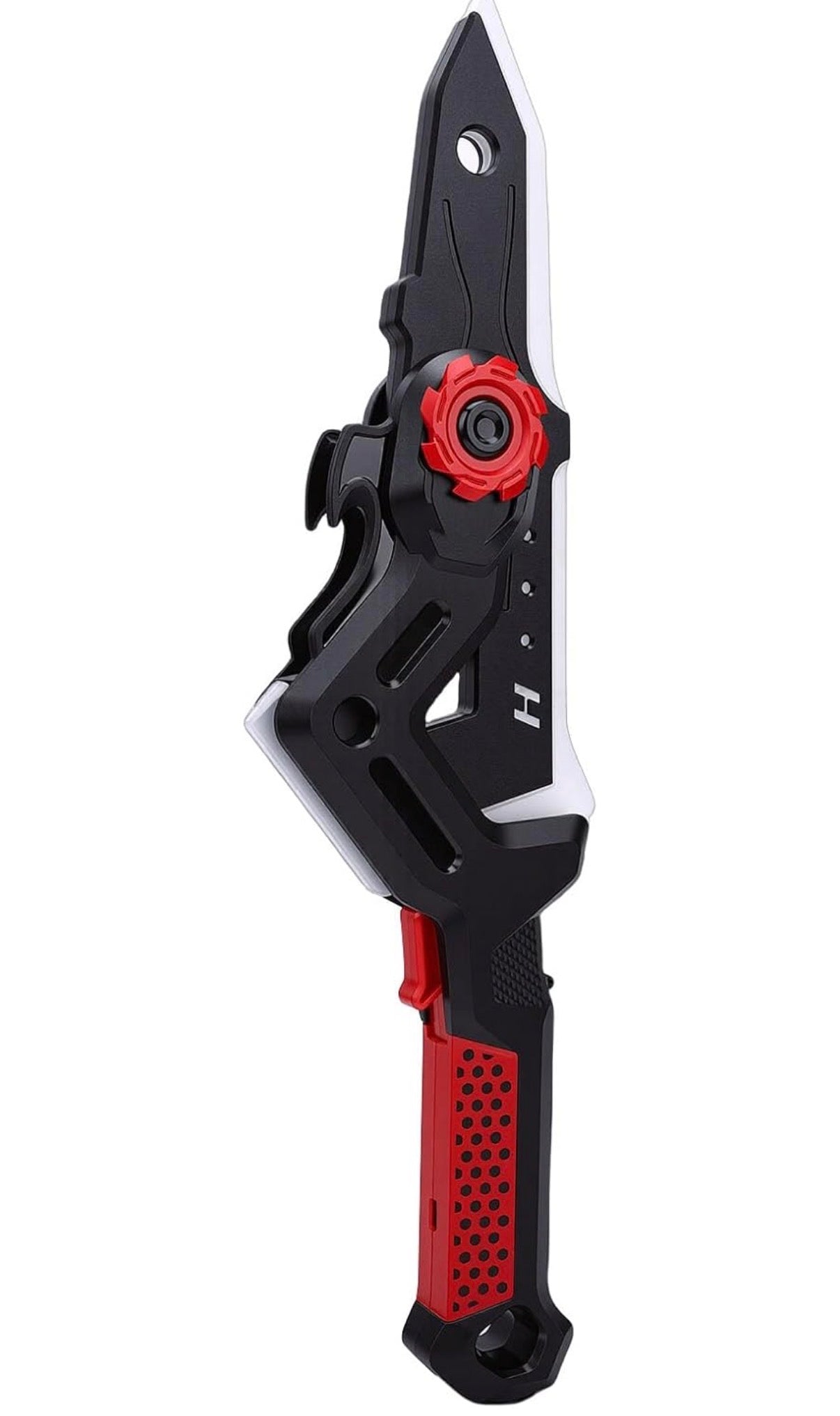 LED Light Up Rotatable Axe Sword Toy with Mist Spray for Birthday Xmas Gift Kids and Adults Plastic