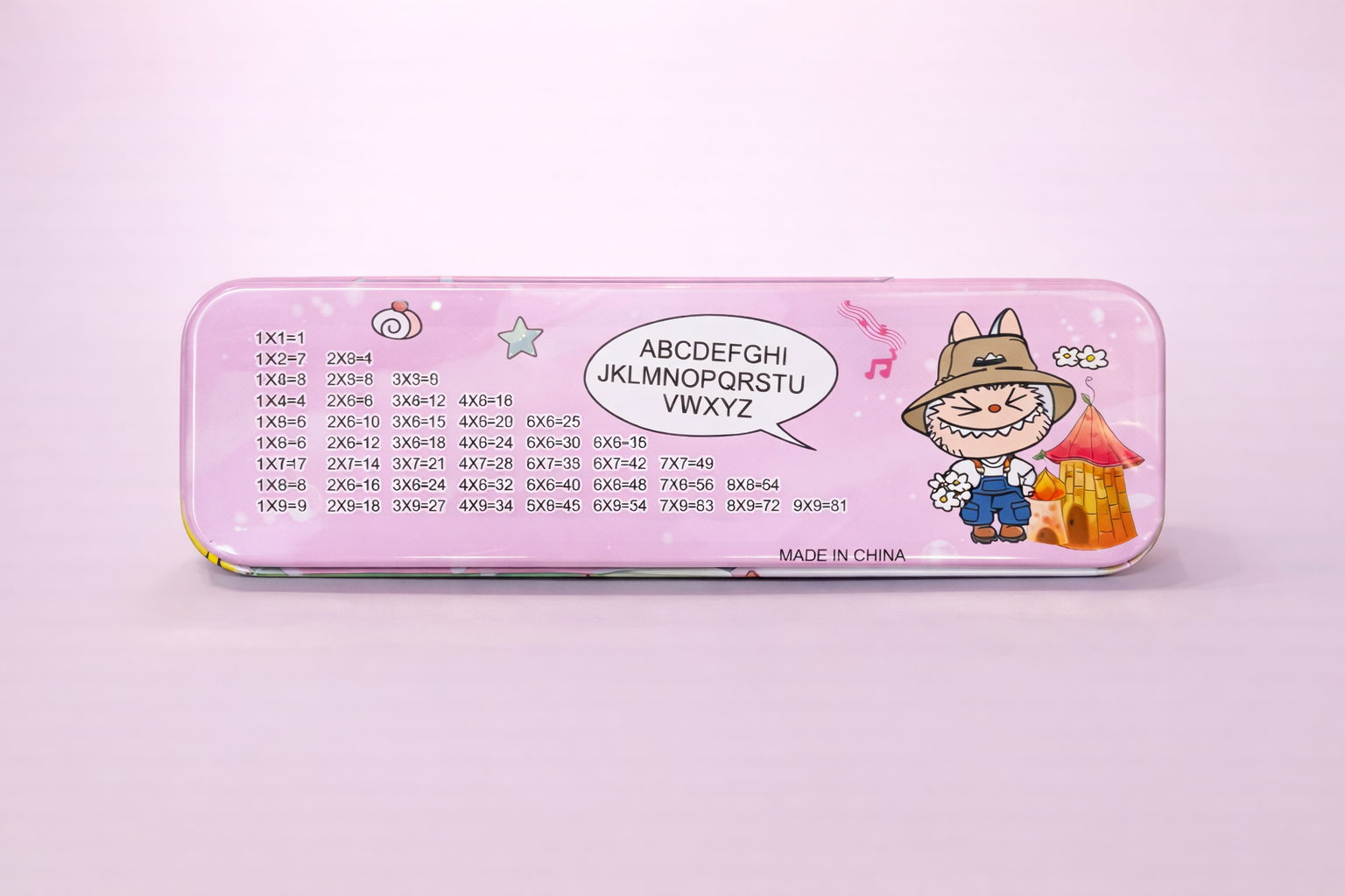 Labubu Cartoon Stationery Set for Kids | Cute Pencil Box with Writing Essentials