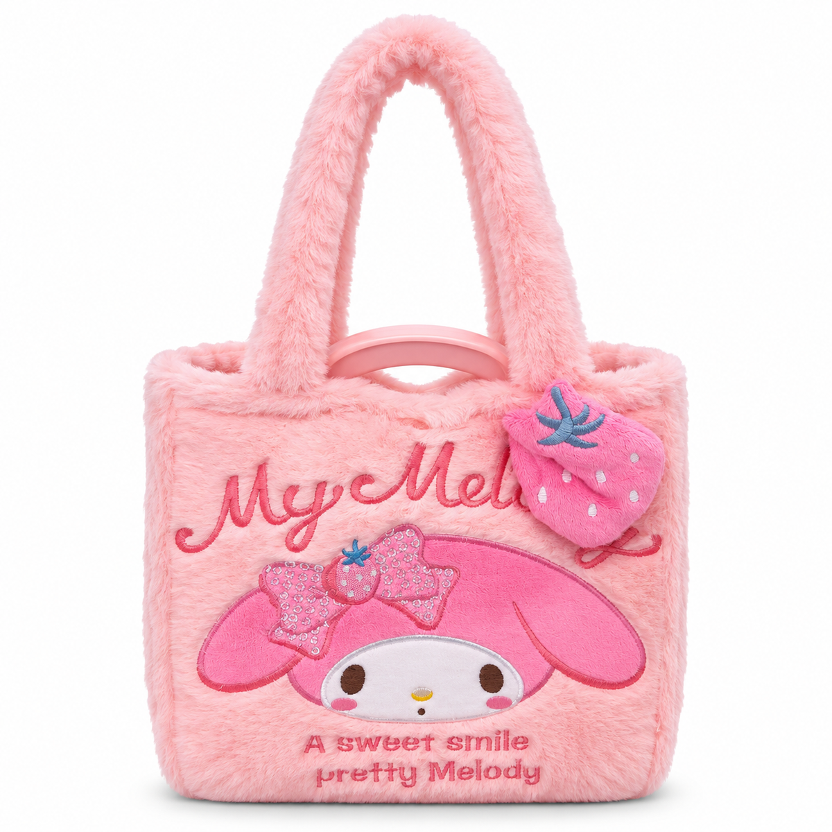 My Melody Wireless Headphones & Plush Tote Bag Gift Set with Type-C Charging Cable