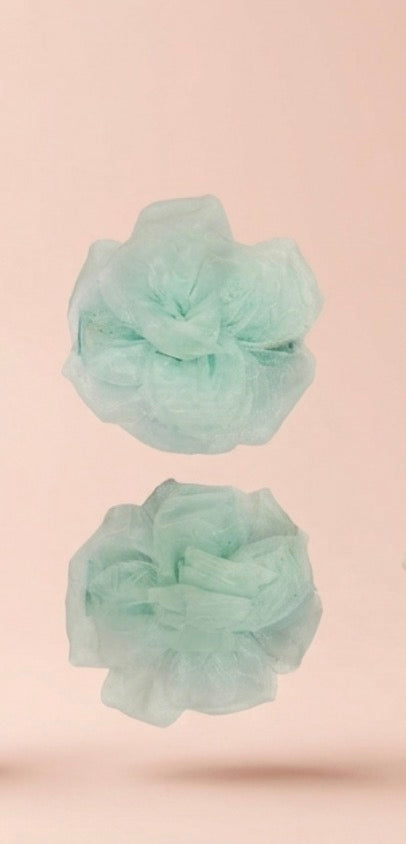 Chiffon Flower Hair Clip for Girls – Double Ruffle Organza Blossom Clip | Soft & Lightweight | Pastel Lavender & More Colours | Kids & Teen Hair Accessory | Festive, Party & Everyday Wear | Birthday Gift