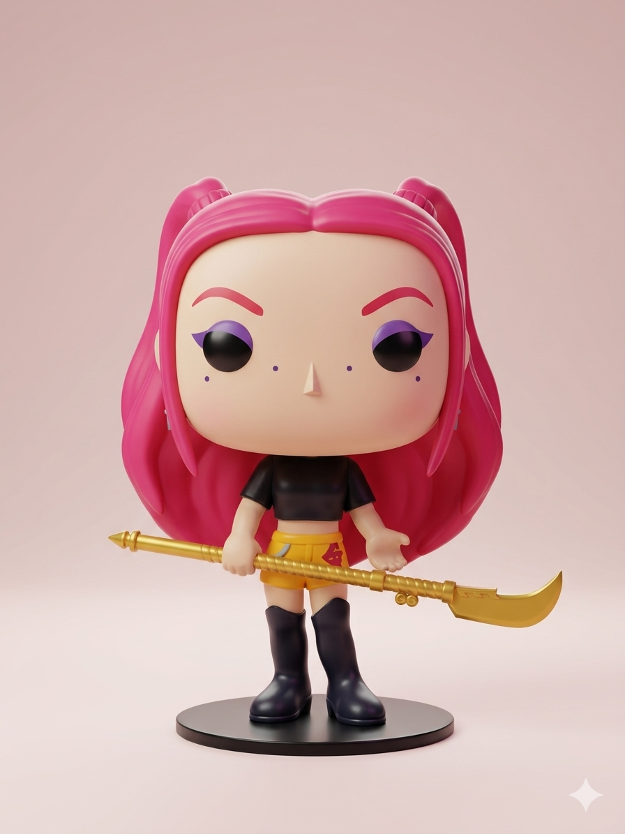 Korean Fantasy Dark Hunter Chibi Figurine — Anime Style Collectible Figure for Kids & Teens | Multiple Designs