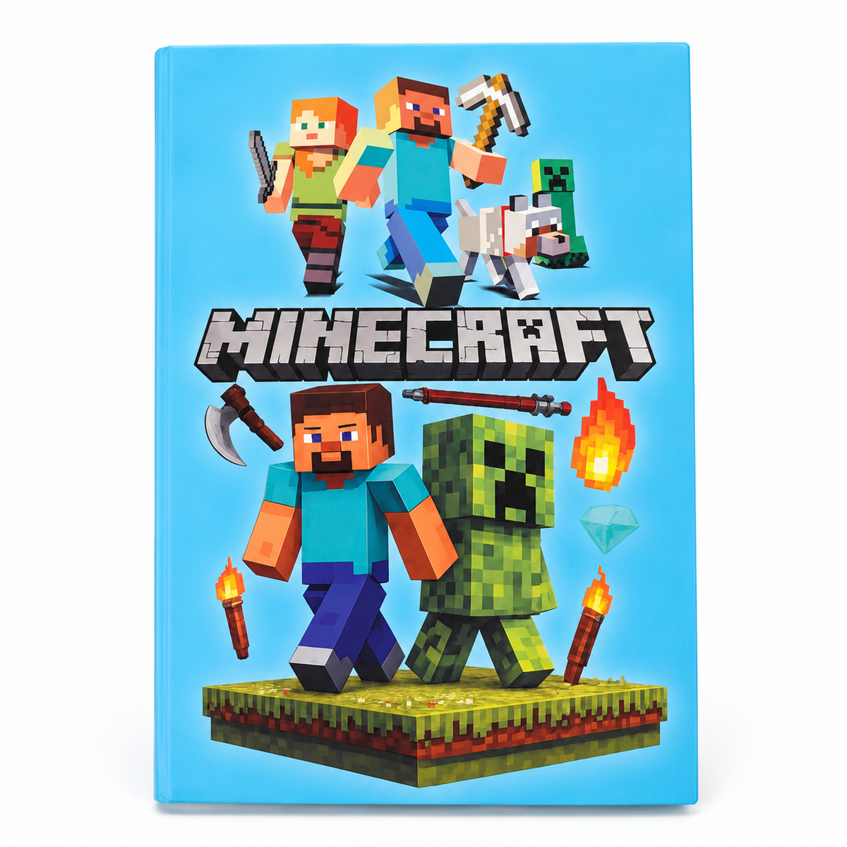 Character Diary for Kids, Ruled Notebook in Minecraft, KPop Demon Hunters & Harry Potter Designs- 15pgs
