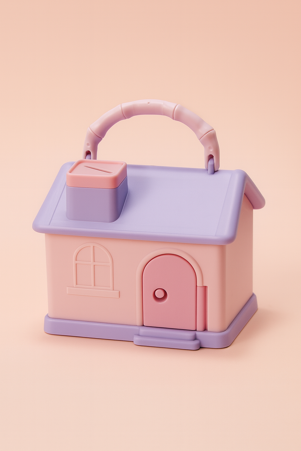 House Shape Money Bank for Kids | Cute Home Design Coin Box with Handle | Durable Plastic Piggy Bank | Ideal Savings Bank for Boys & Girls | Perfect Birthday Gift & Room Décor
