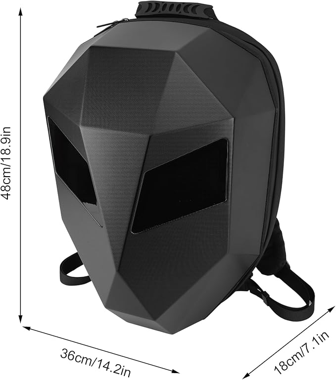 Eye Shaped Led Biker Bag