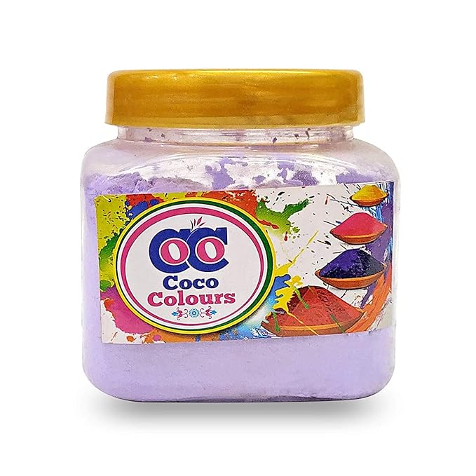 Coco Colours Deluxe Holi Gift Box | Organic & Skin-Safe Dry Colours (Pack of 4) | Soft Pastel Shades | Premium Festive Packaging