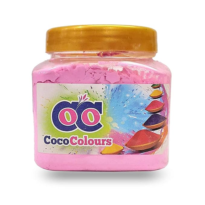 Coco Colours Deluxe Holi Gift Box | Organic & Skin-Safe Dry Colours (Pack of 4) | Soft Pastel Shades | Premium Festive Packaging