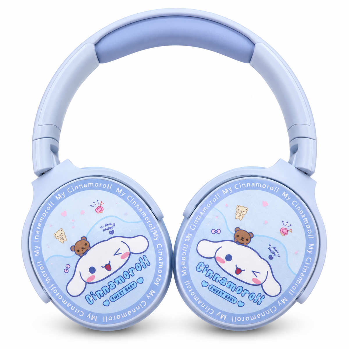Cinnamoroll Wireless Headphones & Plush Tote Bag Gift Set with Type-C Charging Cable