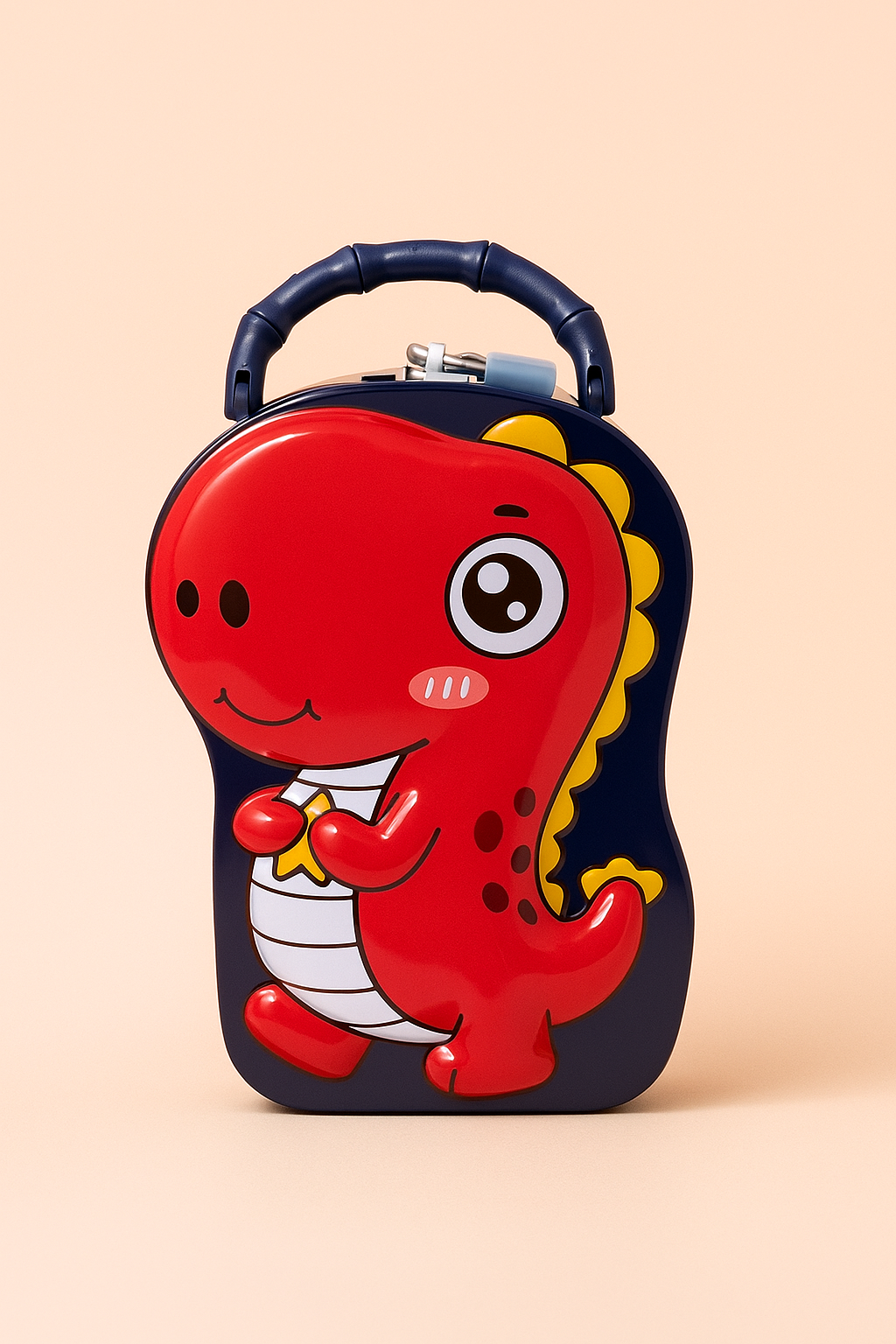 Dinosaur Shape Money Bank | Cute Green Dino Coin Box with Lock for Kids | Fun Piggy Bank Gift for Boys & Girls