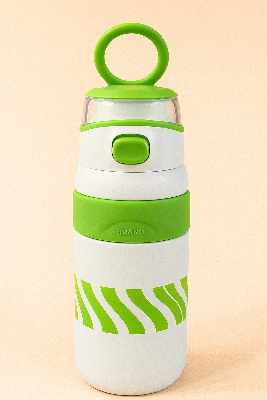 AquaLoop FlipSeal Hydration Bottle – Leakproof Kids Water Bottle with One-Touch Lid & Carry Ring | BPA-Free