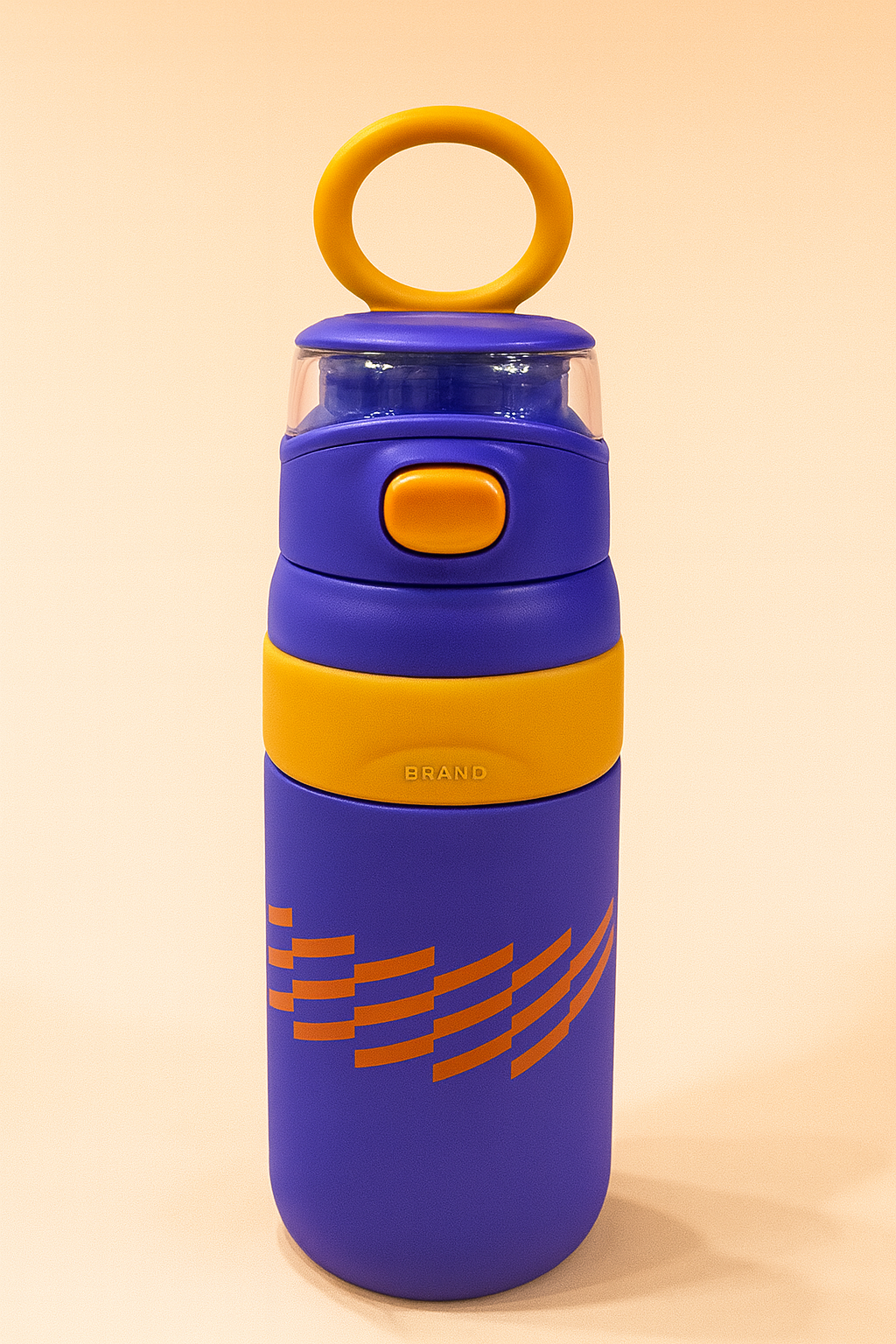 AquaLoop FlipSeal Hydration Bottle – Leakproof Kids Water Bottle with One-Touch Lid & Carry Ring | BPA-Free