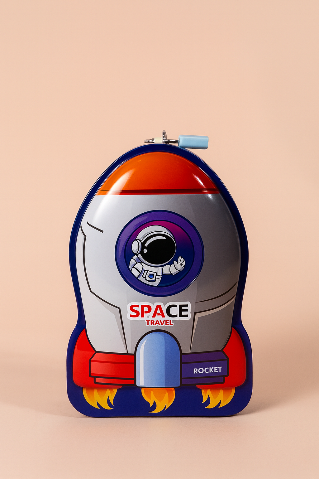 Rocket Shaped Space Travel Coin Bank for Kids | 3D Astronaut Design Money Box | Creative Piggy Bank for Boys & Girls