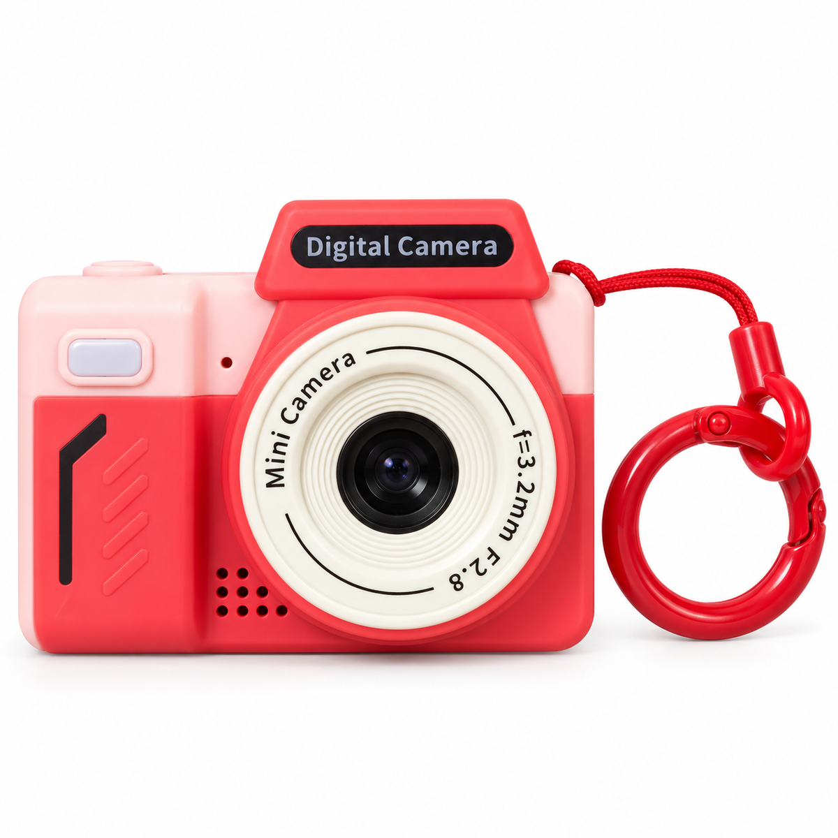 Keychain Digital Camera for Kids with 1.5 Inch Screen, Photo & Video, Flash & Type-C Charging