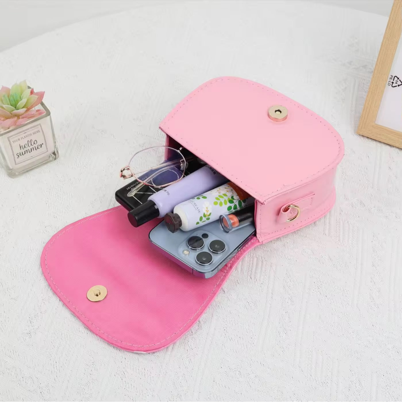 Kids Fashion Crossbody Purse for Girls | Cartoon Print Mini Sling Bag