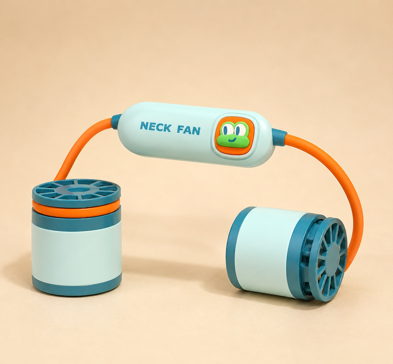 CoolKid Wearable Neck Fan for Kids | Portable Hands-Free Bladeless Fan | USB Rechargeable | 3 Speed Settings | 360° Airflow | Ages 4+ | Perfect for School, Park, Travel & Outdoor Play