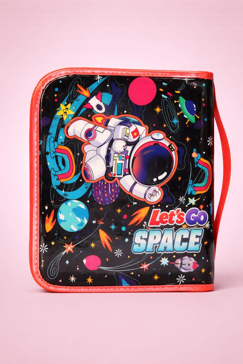 Glitter Art Stationery Kit with Zipper Case | All-in-One Kids School & Drawing Set