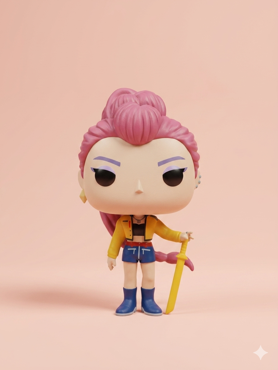 Korean Fantasy Dark Hunter Chibi Figurine — Anime Style Collectible Figure for Kids & Teens | Multiple Designs