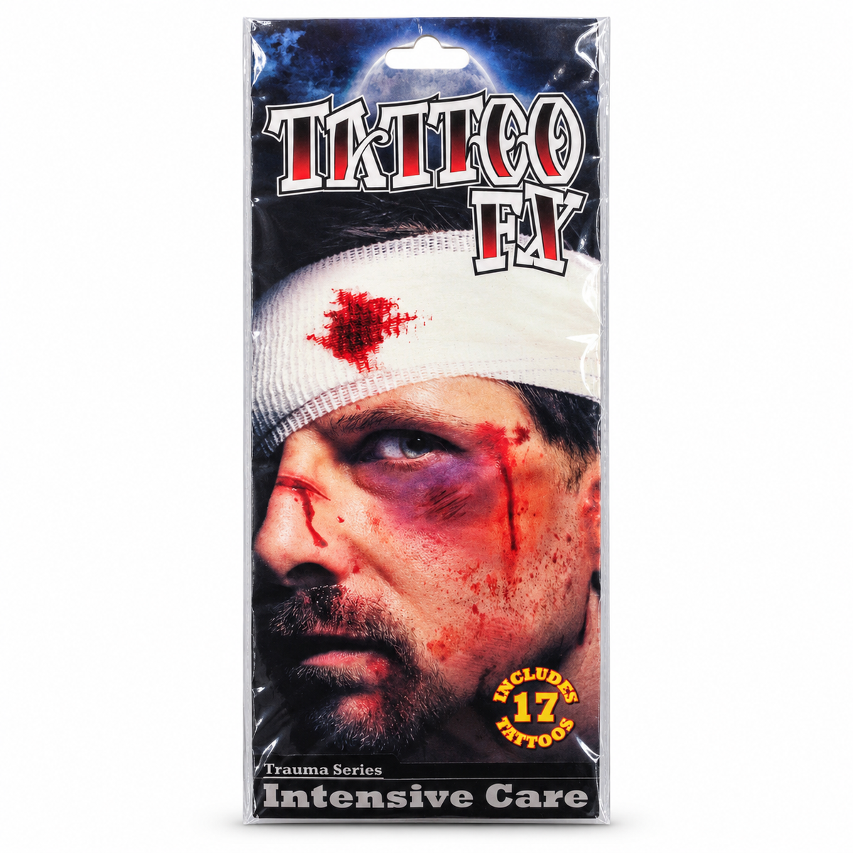 Tattoo FX Fake Wound & Bruise Temporary Tattoos – 17 Pcs Trauma Series Halloween Makeup Set with Realistic Cuts, Scratches & Bruises | Zombie, Injury & Horror Costume Special Effects